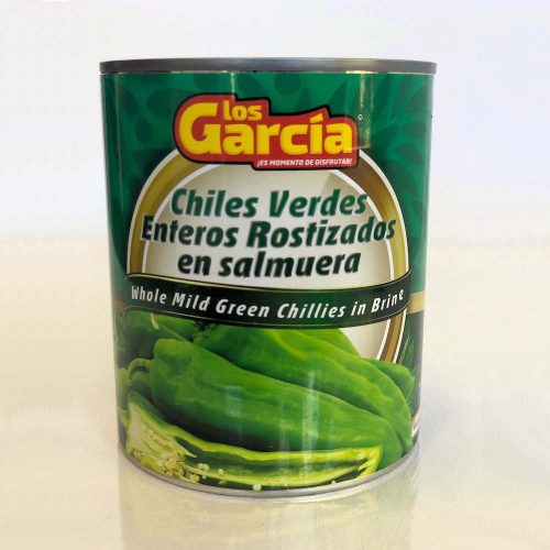 Mild Whole Green Chillies - 765gm CANS - Los Garcia