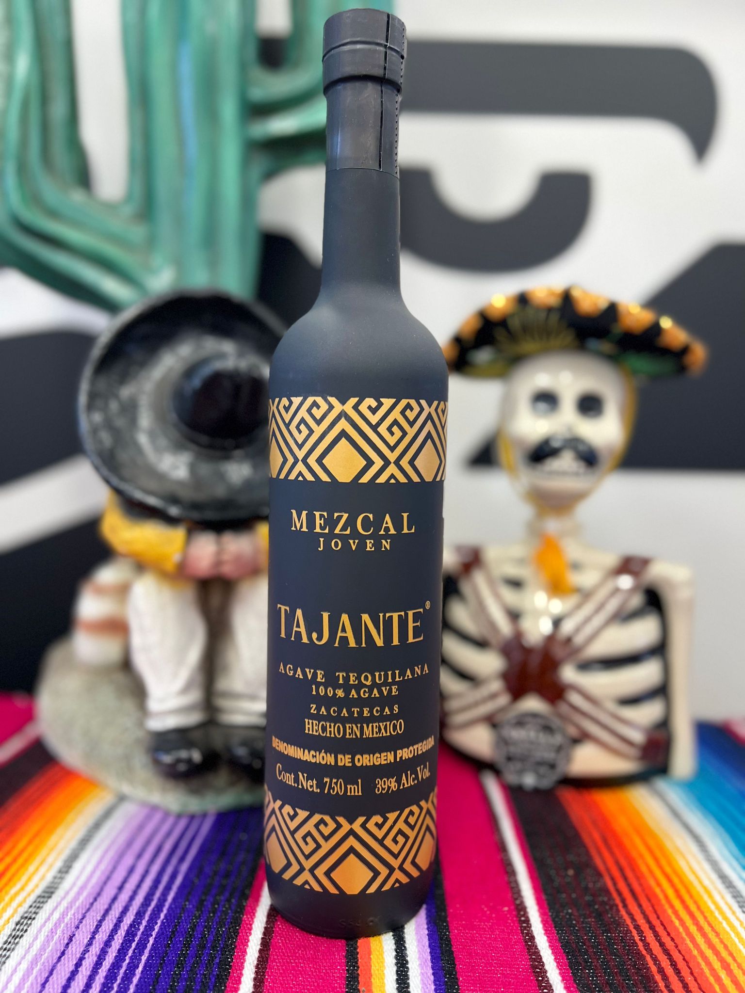 TAJANTE MEZCAL AGAVE AZUL 39% 750ML - Aztec Mexican Products and Liquor ...