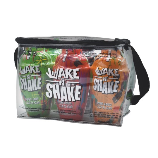 Wake N Shake Margarita Shaker Cocktail (6 shakers) - Aztec Mexican Products  and Liquor